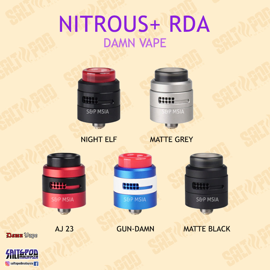 DAMNVAPE : NITROUS + RDA 22MM DRIPPER