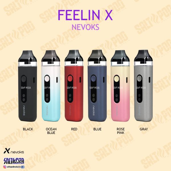 NEVOKS : FEELIN X 40W POD 1600 MAH FEELIN X CARTRIDGE