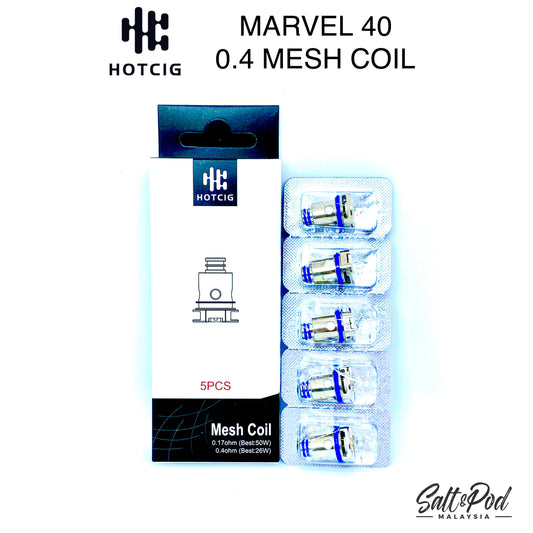 HOTCIG : MARVEL 40 MESH COIL 0.4 OHM