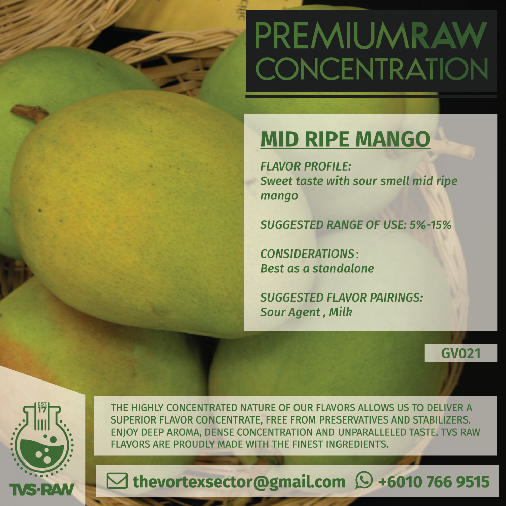 CONCENTRATE RAW : GV021 MID RIPE MANGO