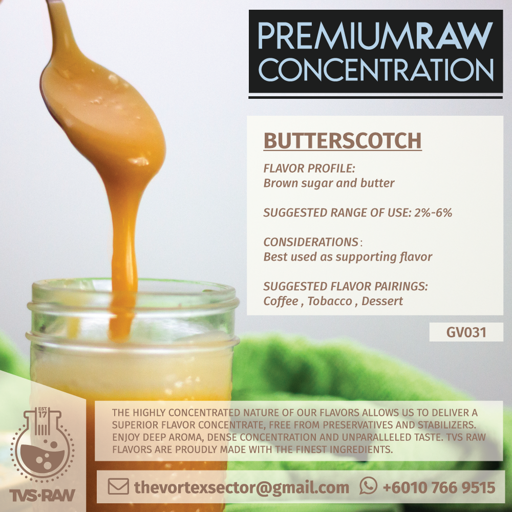 CONCENTRATE RAW : GV031 BUTTERSCOTCH