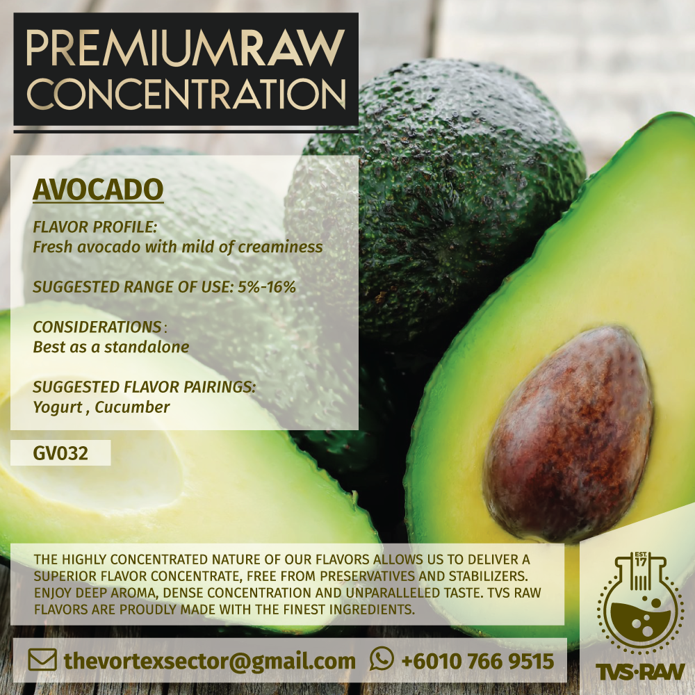 CONCENTRATE RAW : GV032 AVOCADO