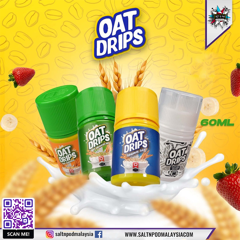 JVS OATDRIPS : OAT DRIPS FREEBASE 60ML – Salt & Pod Malaysia