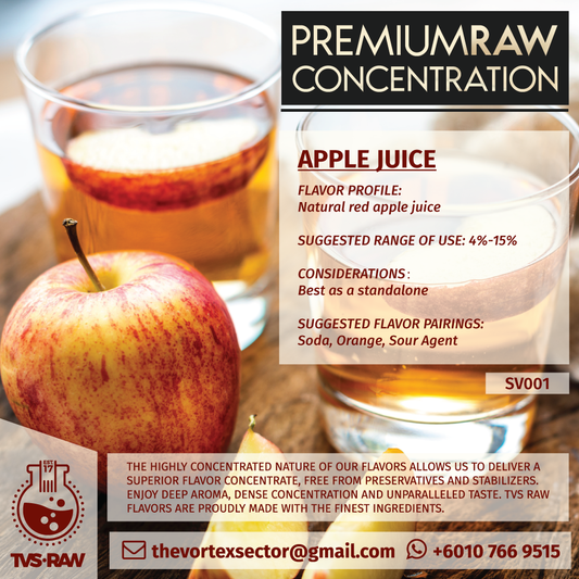 CONCENTRATE RAW : SV001 APPLE JUICE