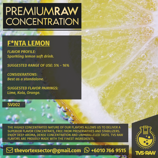 CONCENTRATE RAW : SV002 FANTA LEMON