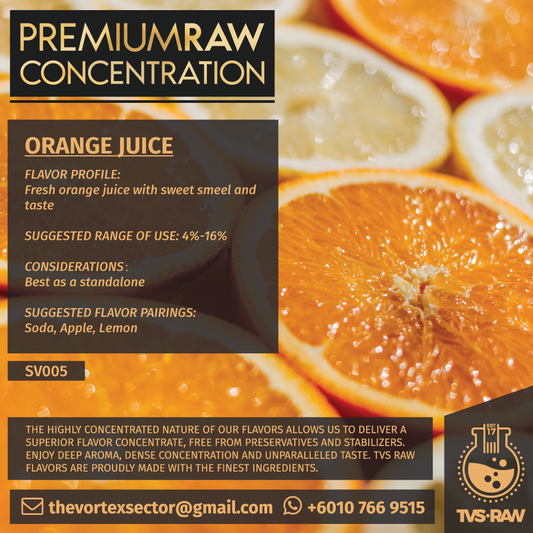 CONCENTRATE RAW : SV005 ORANGE JUICE