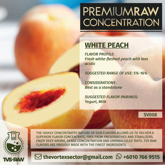 CONCENTRATE RAW : SV008 WHITE PEACH