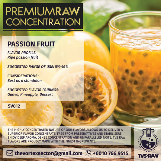 CONCENTRATE RAW : SV012 PASSION FRUIT