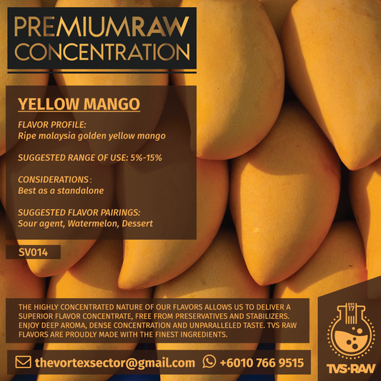 CONCENTRATE RAW : SV014 YELLOW MANGO