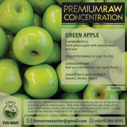 CONCENTRATE RAW : SV016 GREEN APPLE