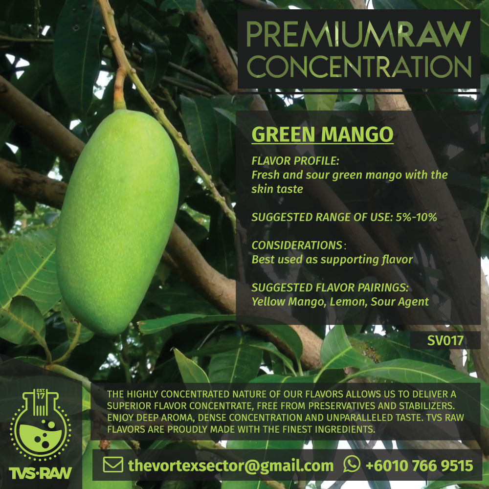 CONCENTRATE RAW : SV017 GREEN MANGO