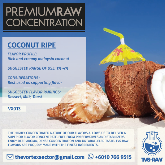 CONCENTRATE RAW : VX013 COCONUT RIPE