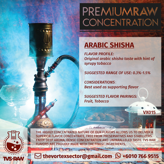 CONCENTRATE RAW : VX015 ARABIC SHISHA