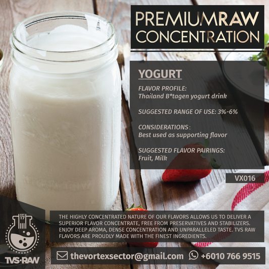 CONCENTRATE RAW : VX016 YOGURT