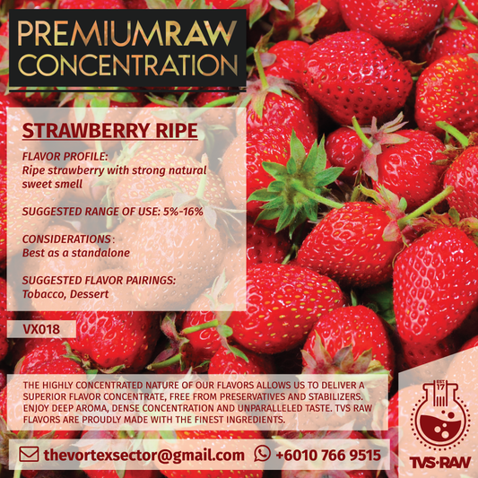 CONCENTRATE RAW : VX018 STRAWBERRY RIPE