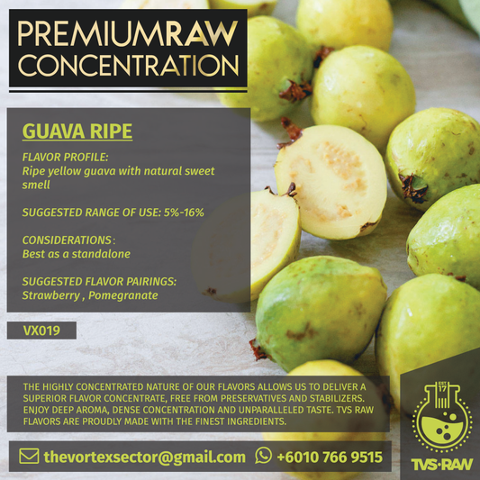 CONCENTRATE RAW : VX019 GUAVA RIPE