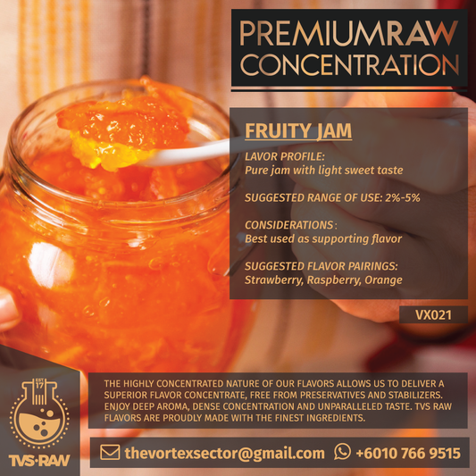 CONCENTRATE RAW : VX021 FRUITY JAM